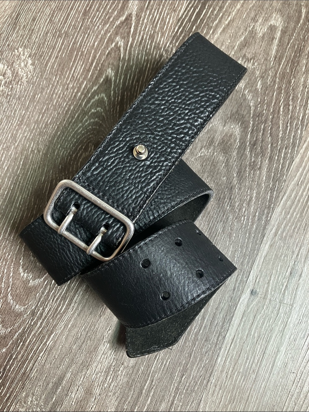 Brave Beltworks wide leather belt